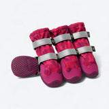 Flex Shell Wasserabweisende Hundestiefel - Fuchsia Camo