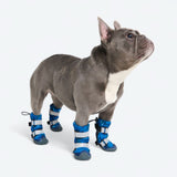 Hunde-Regenstiefel, Wasserdichte Hundeschuhe - Blau Camo