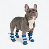 Flex Shell Wasserabweisende Hundestiefel - Blau Camo
