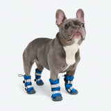 Hunde-Regenstiefel, Wasserdichte Hundeschuhe - Blau Camo