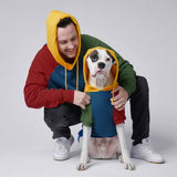 Buntstift Farbe Block Hoodie