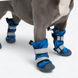 Flex Shell Wasserabweisende Hundestiefel - Blau Camo