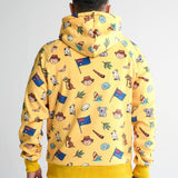 Der Australien Hoodie für Menschen – Gelb