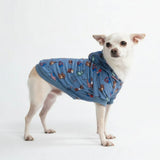 USA Hoodie Blue||size:S,M