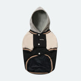 Hund-Collegejacke - Schwarz