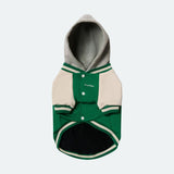 Hund-Collegejacke - Grün