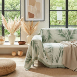 Sofabezug – Blätter Grün