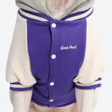 Hund-Collegejacke - Lila