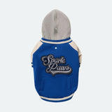 Hund-Collegejacke - Blau