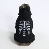 Halloween-Hundeh hoodie – Skelett