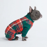 Green Red Plaid PJ||size:L