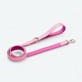Leinen- und Kotbeutelhalter-Set - Rosa
