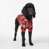 Red Plaid Hoodie||size:2XL