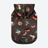 Germany Hoodie Dark Brown||size:S,M,L,XL,2XL,3XL,4XL,5XL