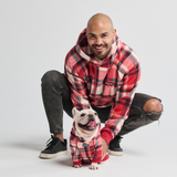 Red Plaid Hoodie||size:S,M,L,XL,2XL,3XL,4XL,5XL