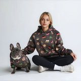 Germany Hoodie Dark Brown||size:S,M,L,XL,2XL