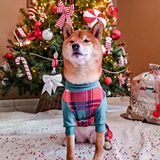 Green Red Plaid PJ||size:S,M,L,XL,2XL,3XL,4XL,5XL