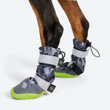 Hunde-Regenstiefel, Wasserdichte Hundeschuhe - Grau Camo