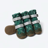 Hunde-Regenstiefel, Wasserdichte Hundeschuhe - Grün Camo
