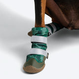 Hunde-Regenstiefel, Wasserdichte Hundeschuhe - Grün Camo