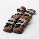Hunde-Regenstiefel, Wasserdichte Hundeschuhe - Braun