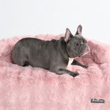 Beruhigendes Flauschiges Sofa-Schonbezug Hundebett - Rosa