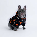 Halloween Hundehoodie - Schwarz