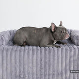 Luxus Sofa-Schonbezug Hundebett - Grau