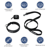 Black Martingale Collar||size:A,B,C,D,E