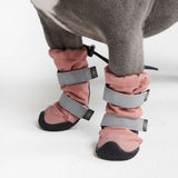 Hunde-Regenstiefel, Wasserdichte Hundeschuhe - Rosa