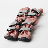 Hunde-Regenstiefel, Wasserdichte Hundeschuhe - Rosa