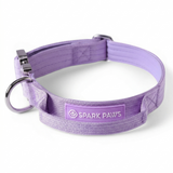 Taktisches Halsband für große Hunde - Lila
