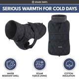 Black Quilted Winter Jacket||size:S,M,L,XL,2XL,3XL,4XL
