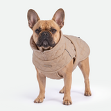 Brown Quilted Winter Jacket||size:L
