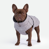 Grey Quilted Winter Jacket||size:L