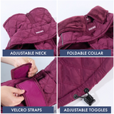 Magenta Quilted Winter Jacket||size:S,M,L,XL,2XL,3XL,4XL