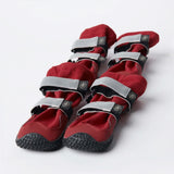 Flex Shell Wasserfeste Hundestiefel - Rot