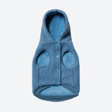Teddy-Sherpa-Pullover - Blau