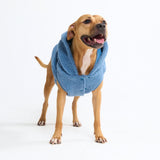 Teddy-Sherpa-Jacke - Blau