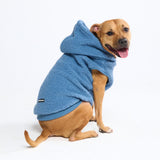 Teddy-Sherpa-Jacke - Blau