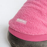Teddy-Sherpa-Jacke - Dunkelpink