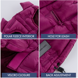 Magenta Thermosonic Winter Jacket||size:S,M,L,XL,2XL,3XL,4XL