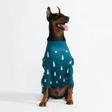 Weihnachtspyjama für Hunde - Frostige Kiefern