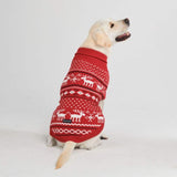 Gestrickter Hundepullover - Dasher Rot