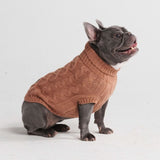 Strickpullover für Hunde - Braun