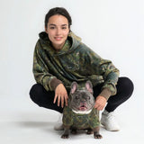 Betonholz-Human-Hoodie – Moos