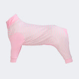 Hunde Pyjama - Rosa Streifen