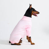 Hunde Pyjama - Rosa Streifen