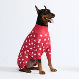 Hunde Pyjama - Rote Herzen