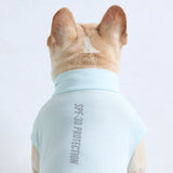 Sunblock Hunde-T-Shirt - Hellblau